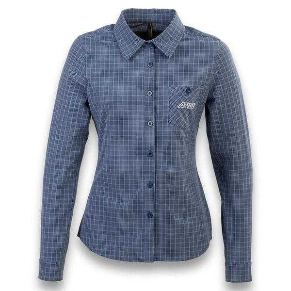 Koszula Ande Arizona M/L Damskie. Niebieskie koszule Ande, l, bez wzorów, z elastanu, sportowe, bez kołnierzyka, bez ramiączek. Za 314.99 zł.