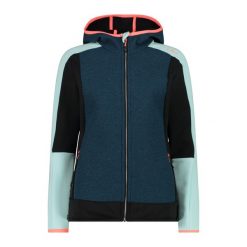 Bluza damska turystyczna CMP 34M2826. Zielone bluzy CMP, m, bez wzorów, bez kaptura, trekkingowe. Za 508.50 zł.