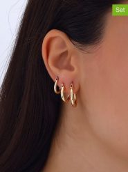 Nakkash Pozłacane kolczyki-kreole (3 szt.) rozmiar: onesize. Żółte kolczyki Nakkash, pozłacane. Za 65.69 zł.