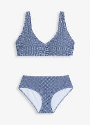 Bikini (2 części). Białe bikini bonprix, bez wzorów. Za 132.99 zł.
