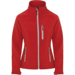 Kurtka Damska Antartida Soft Shell. Czerwone kurtki ROLY, s, bez wzorów, sportowe, bez kaptura. Za 130.99 zł.