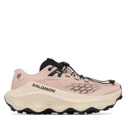 Buty do biegania Salomon. Brązowe buty do biegania Salomon, bez wzorów, bez zapięcia, do biegania. Za 639.99 zł.