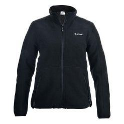 Bluza Polarowa Damska Polaris. Czarne bluzy bez kaptura Hi-tec, na zimę, xl, bez wzorów, z polaru, bez kaptura, trekkingowe. Za 197.99 zł.