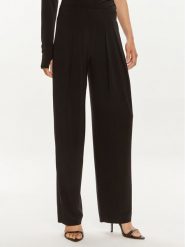 NORMA KAMALI Spodnie materiałowe KK4237PLC32001 Czarny Relaxed Fit. Czarne spodnie materiałowe Norma Kamali, bez wzorów, z materiału. Za 669.99 zł.