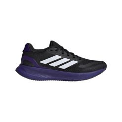 Damskie buty do biegania adidas Run falcon 5. Białe buty do biegania adidas, bez wzorów, bez zapięcia, do biegania. W wyprzedaży za 228.90 zł.