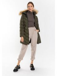 Northwood Płaszcz zimowy "Elsa" w kolorze khaki rozmiar: M. Brązowe płaszcze Northwood, na zimę, m, bez wzorów, z puchu, bez kaptura. Za 260.99 zł.