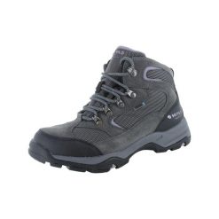 Buty trekkingowe damskie Hi-Tec Storm. Czarne buty trekkingowe Hi-tec, z gumy, bez zapięcia. W wyprzedaży za 219.00 zł.