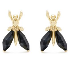 Kolczyki Patrizia Pepe. Czarne kolczyki Patrizia Pepe. Za 379.99 zł.