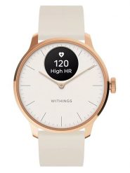 WITHINGS Smartwatch "ScanWatch Light" w kolorze złoto-kremowym rozmiar: onesize. Brązowe, analogowe zegarki Withings, ze stali. Za 826.99 zł.