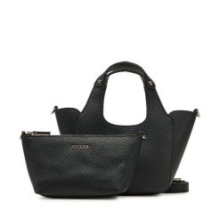 Torebka Guess. Czarne torebki klasyczne Guess, z aplikacjami, klasyczne, bez dodatków. Za 329.99 zł.
