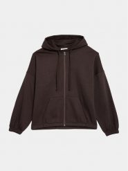 Outhorn Bluza OTHAW23TSWSF0737 Brązowy Regular Fit. Brązowe bluzy bez kaptura Outhorn, m, bez wzorów, z bawełny, bez kaptura. Za 99.99 zł.