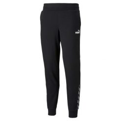 Spodnie Sportowe damskie Puma Power Pants FL. Czarne spodnie sportowe Puma, bez wzorów, długie. W wyprzedaży za 150.85 zł.
