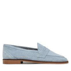 Mokasyny Filipe. Niebieskie mokasyny Filipe, bez wzorów. Za 209.99 zł.