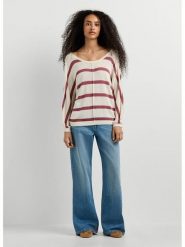 Pepe Jeans Sweter "Alberta" w kolorze kremowym rozmiar: S. Brązowe swetry Pepe Jeans, s, bez wzorów, z bawełny, bez ramiączek. Za 148.96 zł.