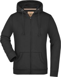 Damska bluza James & Nicholson Vintage Hoody czarna. Czarne bluzy Givova, m, z aplikacjami, z bawełny, eleganckie, bez ramiączek, z kapturem. Za 149.99 zł.