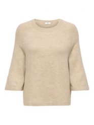 JDY Sweter w kolorze beżowym rozmiar: XL. Brązowe swetry JDY, xl, bez wzorów, bez ramiączek. Za 109.95 zł.