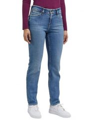 Lee Dżinsy - Slim fit - w kolorze niebieskim rozmiar: W27/L33. Niebieskie jeansy Lee, l, z aplikacjami, klasyczne. Za 136.78 zł.
