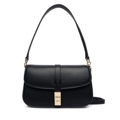 Torebka Tommy Hilfiger. Czarne torebki klasyczne Tommy Hilfiger, bez wzorów, klasyczne, bez dodatków. Za 649.99 zł.