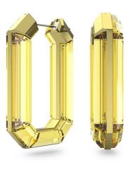 Swarovski Kolczyki-kreole z kryształami rozmiar: onesize. Żółte kolczyki Swarovski, z kryształem, metalowe. Za 338.57 zł.