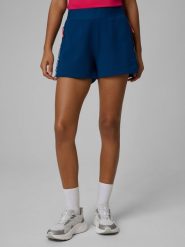 4F Spodenki dresowe damskie - turkusowe XL. Niebieskie szorty 4f, bez wzorów, z dresówki. Za 129.99 zł.