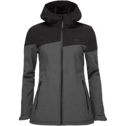 Kurtka Softshell Damska Ludysa Ciemnoszara XL - Wodoodporna i Ciepła. Szare kurtki przeciwdeszczowe ZUREO, na jesień, xl, bez wzorów, z softshellu, bez kaptura, trekkingowe. Za 325.99 zł.
