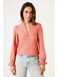 Garcia Bluzka w kolorze pomarańczowym rozmiar: XL. Pomarańczowe bluzki Garcia, xl, bez wzorów, bez kołnierzyka, bez ramiączek. Za 108.99 zł.