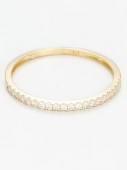 OR ÉCLAT Złoty pierścionek "Hélios" z cyrkoniami rozmiar: 60. Żółte pierścionki Or Éclat, z cyrkonią, złote. Za 521.99 zł.