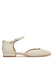 LAUREN RALPH LAUREN Półbuty Emellie 802966877002 Biały. Białe półbuty wsuwane Lauren Ralph Lauren, bez wzorów, ze skóry, bez obcasa, na płaskiej podeszwie. Za 509.99 zł.