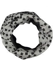 Buff Szal-koło w kolorze czarno-szarym - 29 x 26 cm rozmiar: onesize. Czarne szaliki i kominy Buff, bez wzorów, z materiału. Za 117.45 zł.