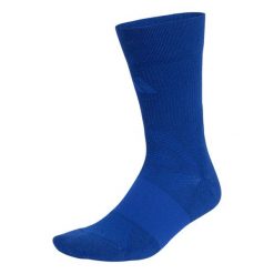 Skarpety adidas sportowe Football Cush. Niebieskie skarpetki adidas, bez wzorów, z bawełny. Za 55.00 zł.