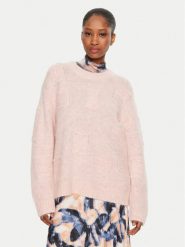 Munthe Sweter Taccu 243160724373 Różowy Loose Fit. Czerwone swetry Munthe, bez wzorów, z syntetyku, bez ramiączek. Za 899.99 zł.
