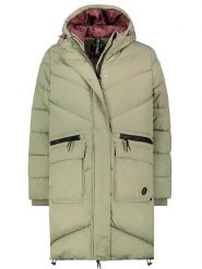 Fresh Made Płaszcz pikowany w kolorze khaki rozmiar: M. Brązowe płaszcze Fresh Made, m, bez wzorów, bez kaptura. Za 187.96 zł.