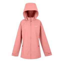 Kurtka Wodoodporna Damska Daysha II. Czerwone kurtki przeciwdeszczowe Regatta, xs, bez wzorów, z elastanu, z kapturem, trekkingowe. Za 238.99 zł.