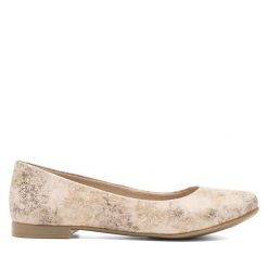 Baleriny Lasocki. Brązowe baleriny Lasocki, bez wzorów, bez obcasa, bez zapięcia. Za 119.99 zł.