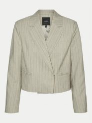 Vero Moda Marynarka Eli 10319629 Beżowy Cropped Fit. Brązowe marynarki i żakiety Vero Moda, bez wzorów, z syntetyku, bez ramiączek. Za 119.99 zł.