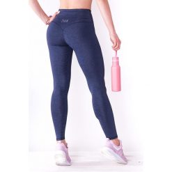 Granatowe legginsy sportowe damskie 2skin PUSH UP DARK NIGHT. Niebieskie legginsy sportowe 2SkIN, s, bez wzorów, z elastanu, na fitness i siłownię. Za 62.99 zł.