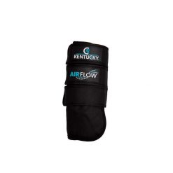 Buty przednie dla koni Kentucky 3D Air Flow Skin-Friendly. Czarne buty treningowe KENTUCKY HORSEWEAR, bez wzorów, z materiału, bez zapięcia, na fitness i siłownię. Za 501.00 zł.