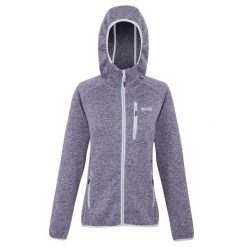 Damska Bluza Z Kapturem Newhill II Marl Full Zip. Czerwone bluzy Regatta, bez wzorów, sportowe, bez ramiączek, z kapturem. Za 96.99 zł.