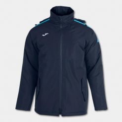 Kurtka wiatroszczelna Joma Trivor. Niebieskie kurtki Joma, bez wzorów, z polaru, sportowe, z kapturem. Za 409.00 zł.
