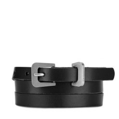 Pasek Damski GINO ROSSI. Czarne paski Gino Rossi, bez wzorów. Za 99.99 zł.