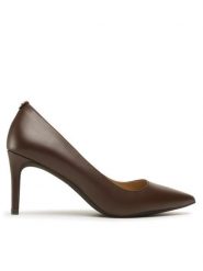MICHAEL Michael Kors Szpilki Alina Flex Pump 40F2HNMP2L Brązowy. Brązowe szpilki MICHAEL Michael Kors, bez wzorów, ze skóry, bez obcasa, na szpilce, bez zapięcia. Za 519.99 zł.