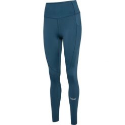 Damskie legginsy Hummel Hiit Intensity. Niebieskie legginsy Hummel, bez wzorów, sportowe. Za 291.00 zł.