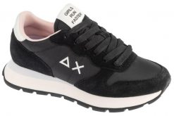 Buty sportowe Sneakersy damskie, Ally Solid. Czarne buty treningowe SUN68, bez wzorów, z materiału, przed kostkę, bez zapięcia, trekkingowe. Za 399.99 zł.
