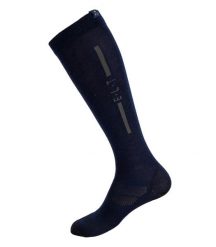 Skarpety jeździeckie ELT Merino. Czarne skarpetki ELT, bez wzorów, z dzianiny. Za 133.00 zł.