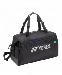 Torba tenisowa Yonex Gearlogic Boston Bag. Czarne torby sportowe YONEX, bez wzorów, z poliesteru, na ramię. Za 349.00 zł.