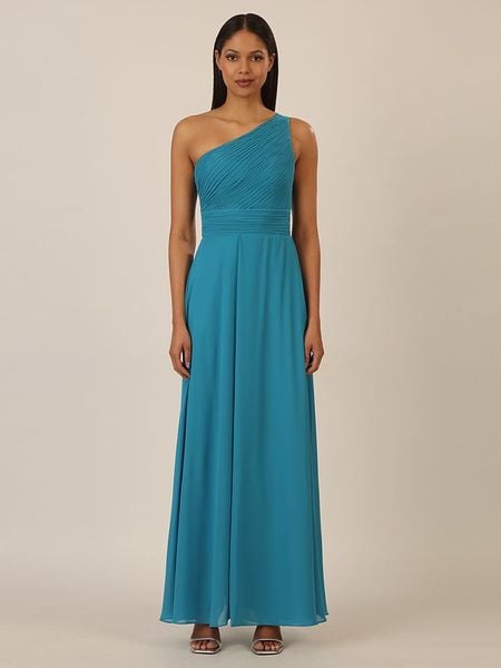 APART Sukienka w kolorze niebieskim rozmiar: 44. Niebieskie sukienki Apart, bez wzorów, bez kołnierzyka, bez ramiączek, maxi. Za 311.12 zł.