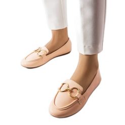 Beżowe mokasyny damskie Couturier beżowy. Brązowe mokasyny bez wzorów, z okrągłym noskiem. Za 75.11 zł.