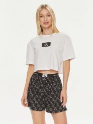 Calvin Klein Underwear Piżama 000QS7180E Granatowy Relaxed Fit. Niebieskie piżamy Calvin Klein Underwear, xl, bez wzorów, z bawełny, bez kołnierzyka, bez ramiączek. Za 159.99 zł.