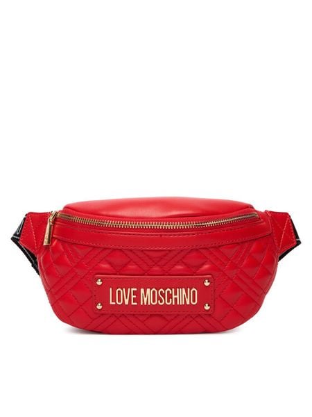 LOVE MOSCHINO Nerka JC4003PP1OLA0500 Czerwony. Czerwone nerki i saszetki Love Moschino, bez wzorów, ze skóry, bez dodatków. Za 679.99 zł.