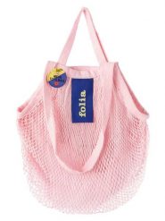 Folia PAPER Shopper bag w kolorze jasnoróżowym - 44 x 44 x 0,50 cm rozmiar: onesize. Różowe shopper bag folia PAPER, bez wzorów, z materiału, na ramię, bez dodatków. Za 49.95 zł.